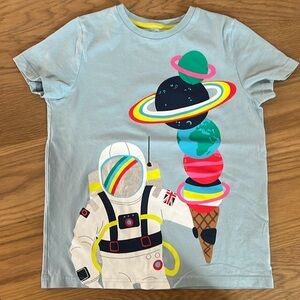 Girls Boden astronaut t-shirt